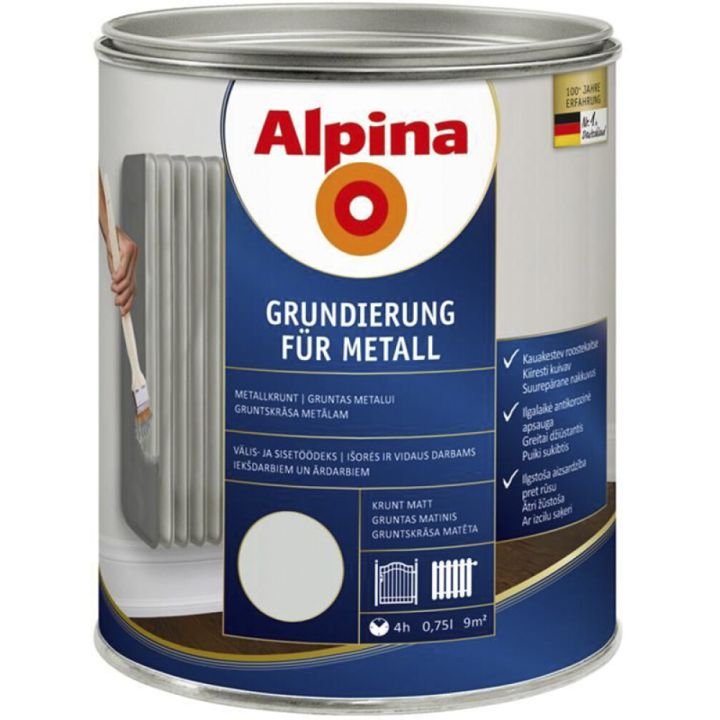 Metallikrunt Alpina 0,75 l