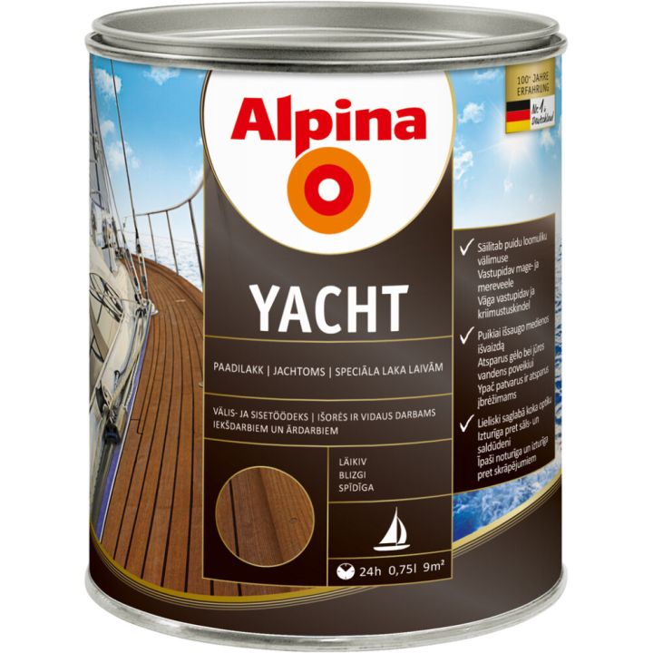Paadilakk Alpina Yacht 750 ml