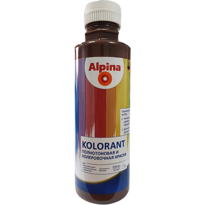 Toonimispasta Alpina Kolorant 0,5 l tumepruun
