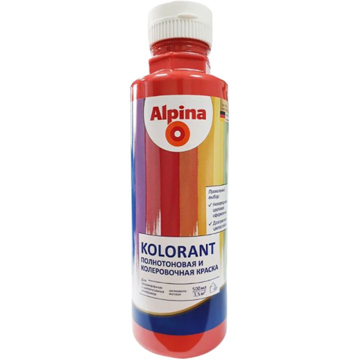 Toonimispasta Alpina Kolorant 0,5 l punane