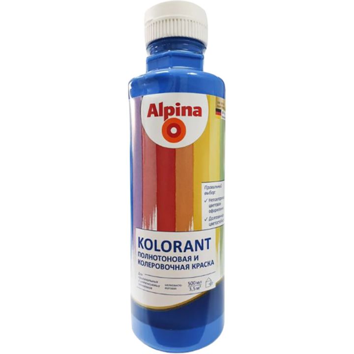 Toonimispasta Alpina Kolorant 0,5 l sinine