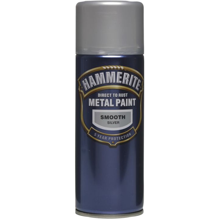 Metallivärv Hammerite Smooth hõbedane 400 ml