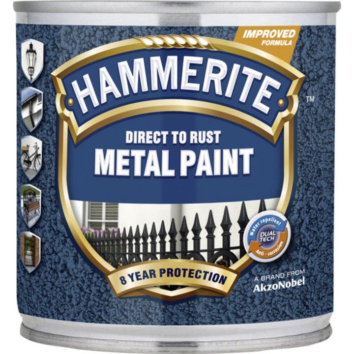 Metallivärv Hammerite Hammered 750 ml, must