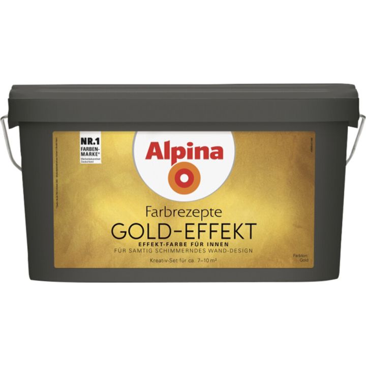 Efektvärv Alpina Farbrezepte Gold-Effekt, 3 l