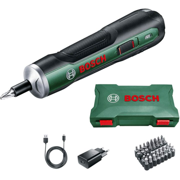 Akukruvikeeraja Bosch PushDrive