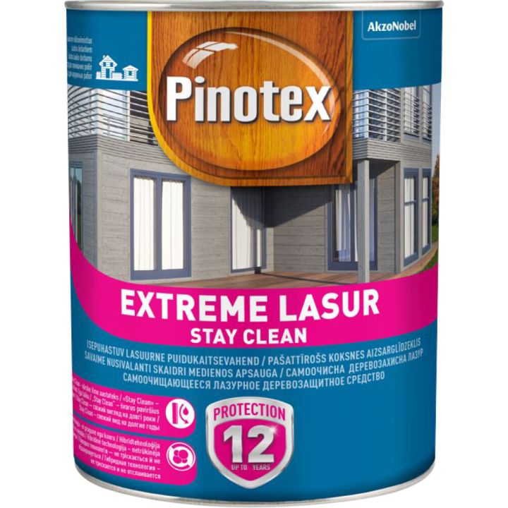 Puidukaitsevahend Pinotex Extreme Lasur  1 l, valge