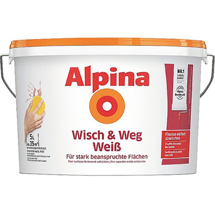 Seinavärv Alpina Wisch & Weg 5 l
