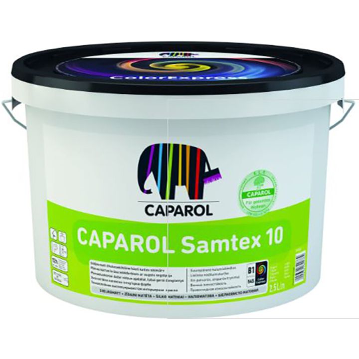 Sisevärv Caparol Samtex 10 B1 valge 2,5 l