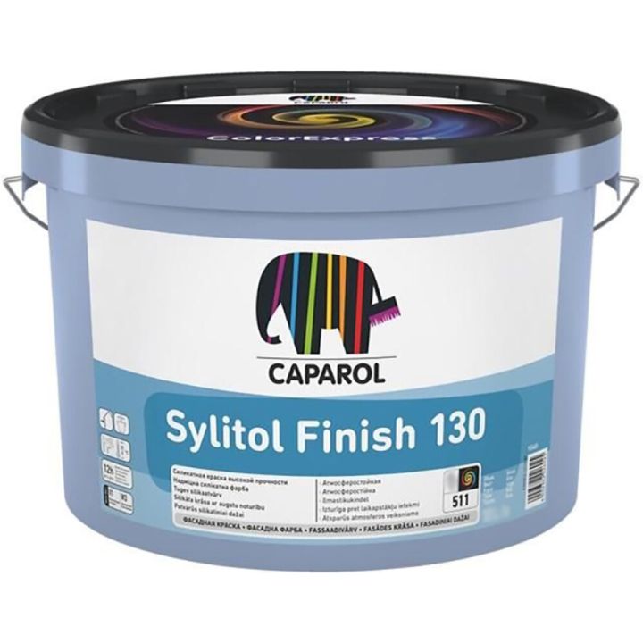 Silikaatvärv Caparol Sylitol Finish 130 B1 valge 2,5 l