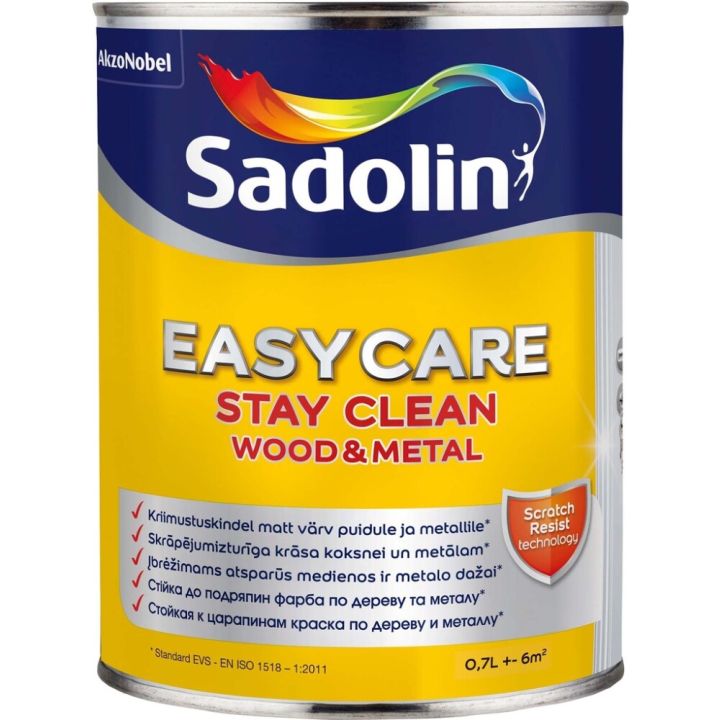 Puidu- ja metallivärv Sadolin EasyCare 0,65 l