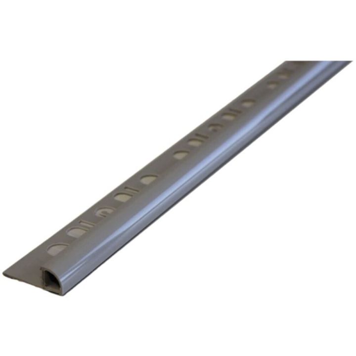 Plaadiliist PVC helehall, 8 x 2500 mm
