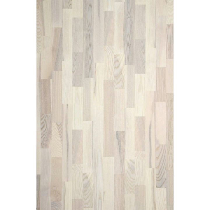 Parkett BW 3-lipiline saar Nature valge matt lakk 13,3 mm