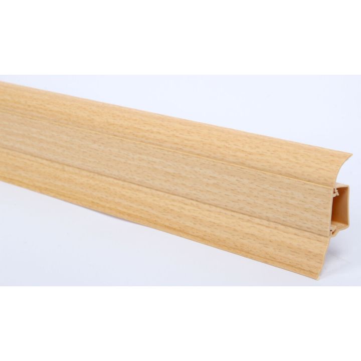 Sokliliist SLK50 PVC pöök naturaalne 25 x 50 x 2500 mm