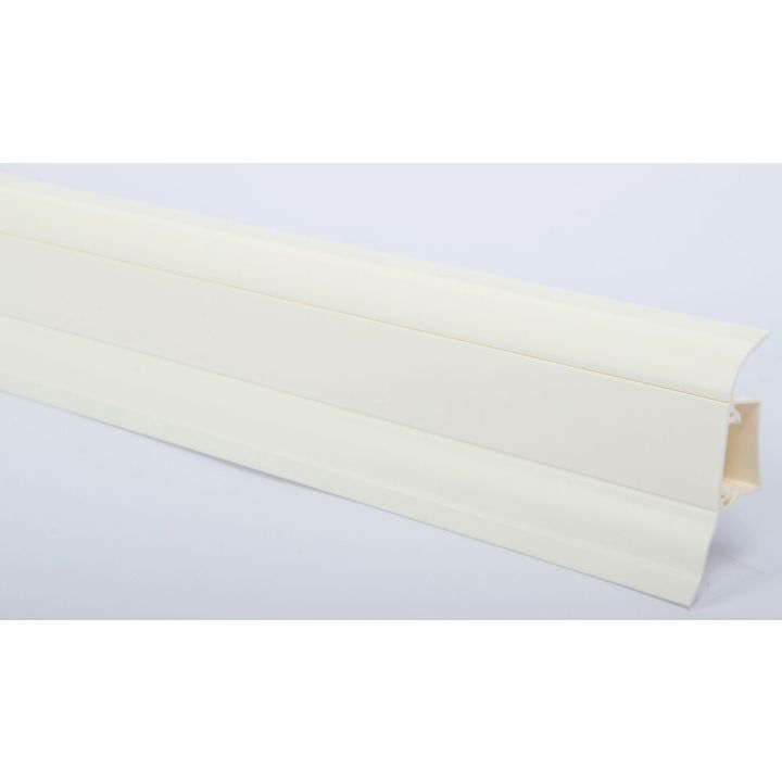 Sokliliist Döllken SLK50 PVC valge 25 x 50 x 2500 mm