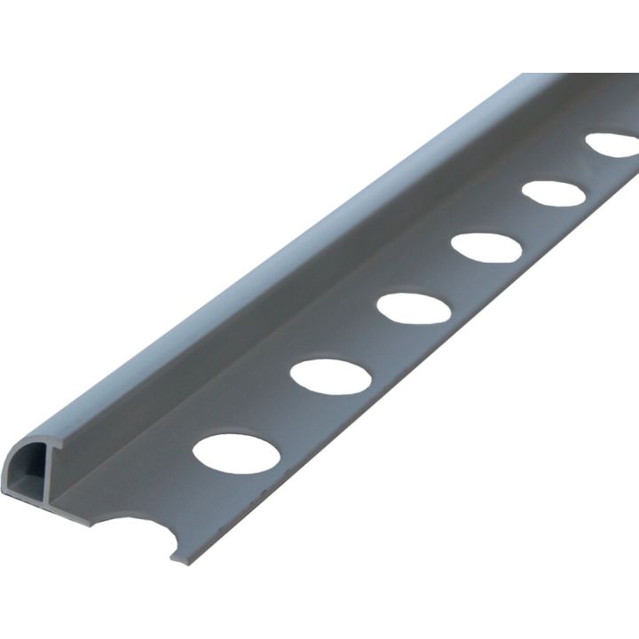 Plaadiliist Dione ümar alu hõbedane matt 8 x 2500 mm