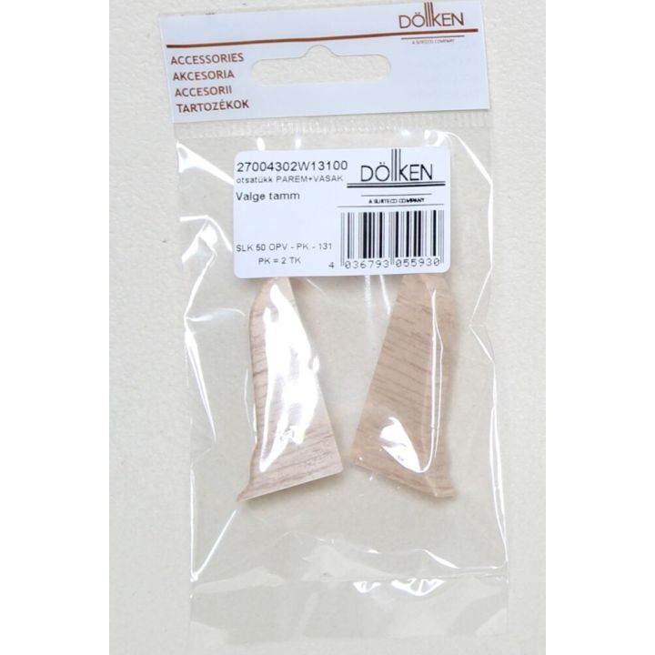 Otsatükk Döllken SLK50 PVC valge tamm 2 tk