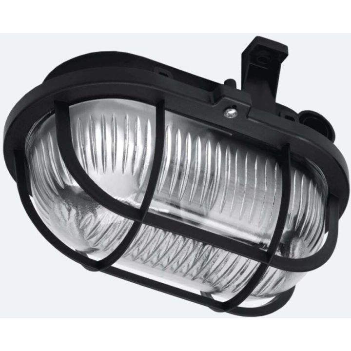 Niiskuskindel valgusti Lena Lighting Oval 60 must