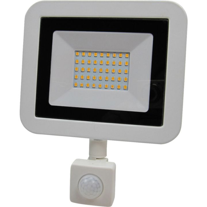 LED-prožektor Acuma Mini liikumisanduriga 30 W valge