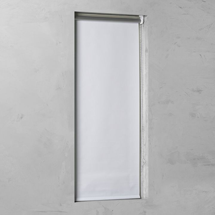 Ruloo Basic 16 mm pimendav valge 100 x 175 cm
