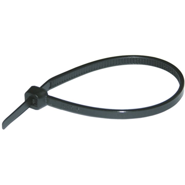 Kaablisidemed Haupa 425 x 8,8 mm, must, 50 tk