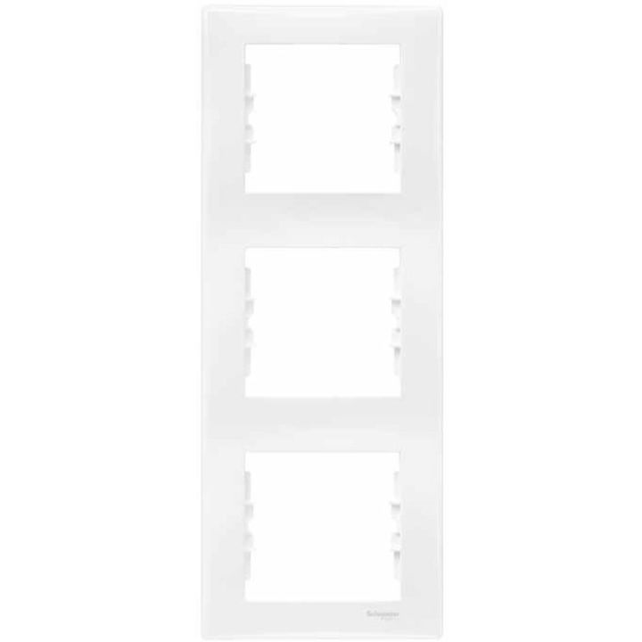 Raam Berker S1 valge 3-ne