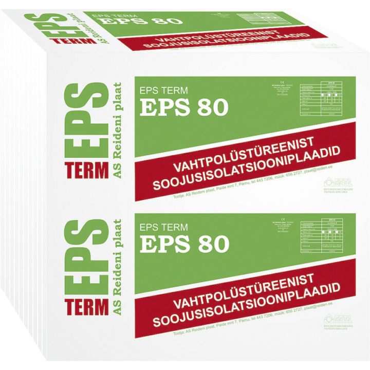 Soojustusplaat EPS 80, 25 mm