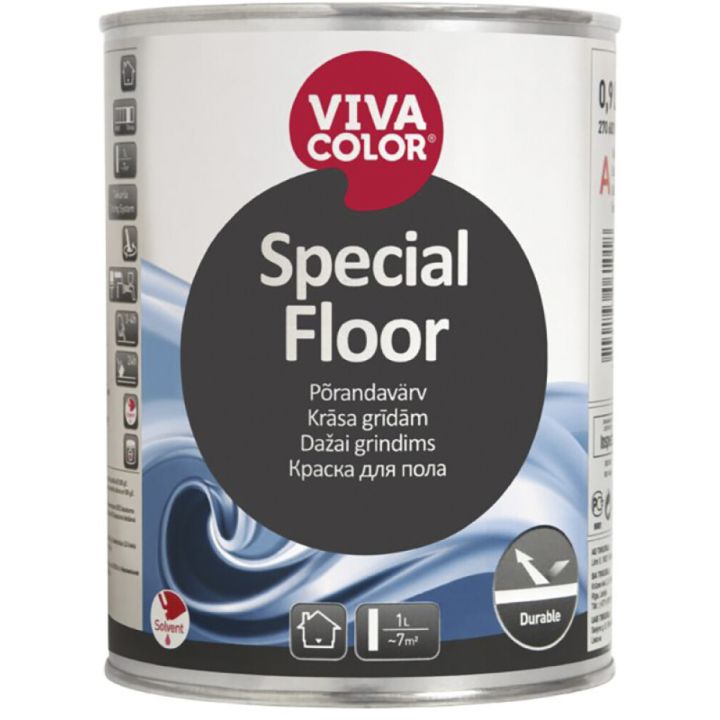 Põrandavärv Vivacolor Special Floor 0,9 l