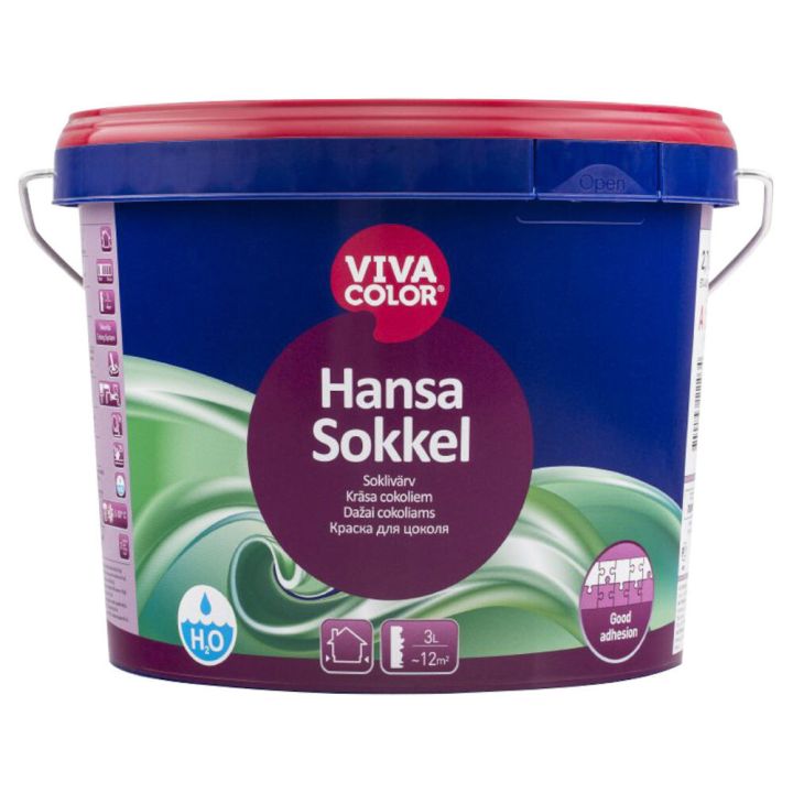Soklivärv Vivacolor Hansa Sokkel C ainult toonimiseks 2,7 l