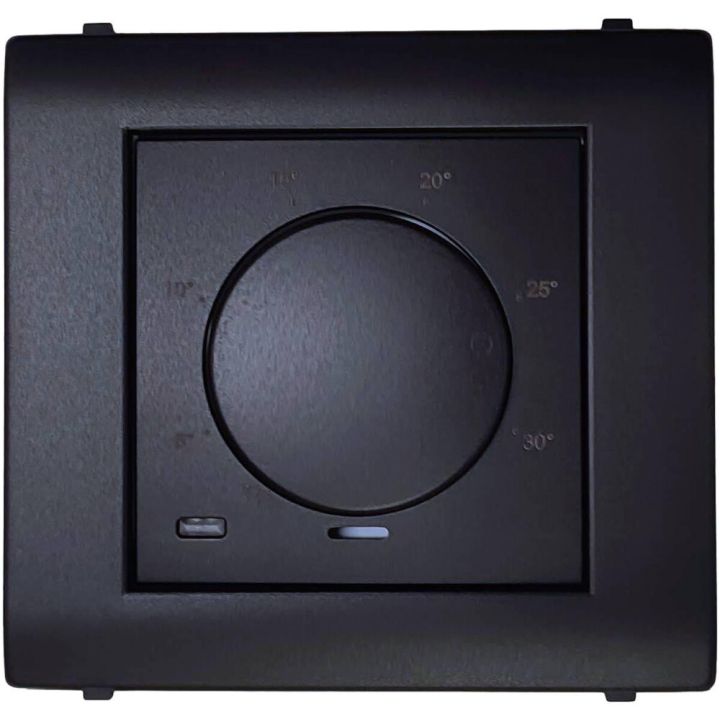Põrandakütte termostaat Efapel Apolo must
