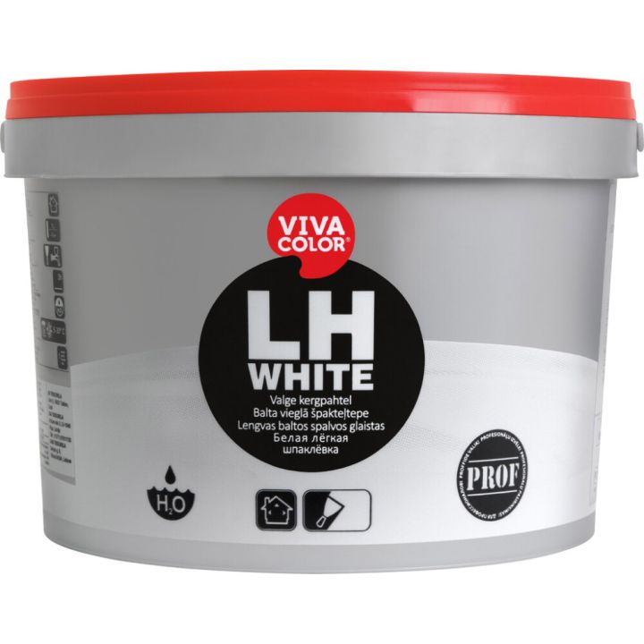 Valge kergpahtel Vivacolor LH White 3 l