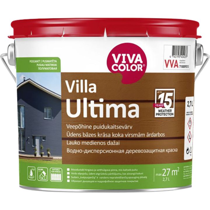 Puidukaitsevärv Villa Ultima 2,7 l