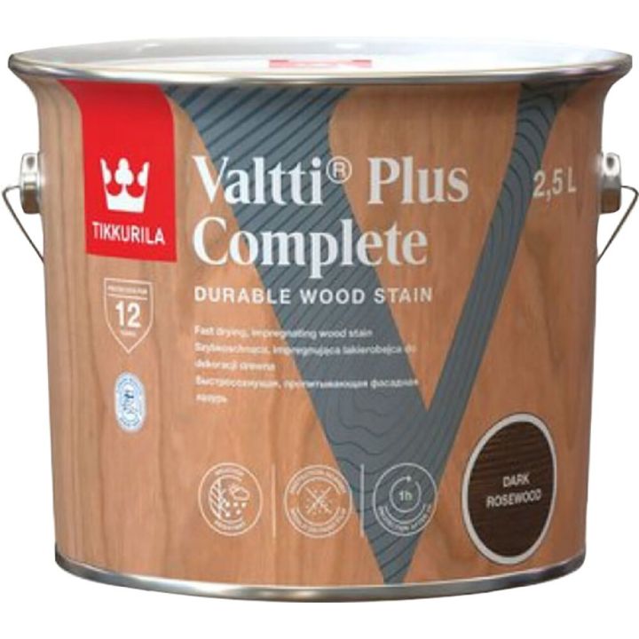 Puidulasuur Tikkurila Valtti Plus Complete Dark Rosewood 2,5 l
