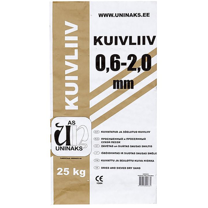 Kuivliiv Uninaks 0,6-2,0 mm 25 kg