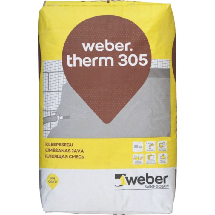 Kleepesegu EPS plaatidele Weber Therm 305 25 kg