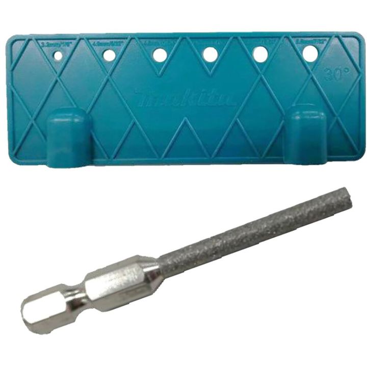 Teritusnurkplaadi ja teemantviili otsaku komplekt Makita, 4,5 mm