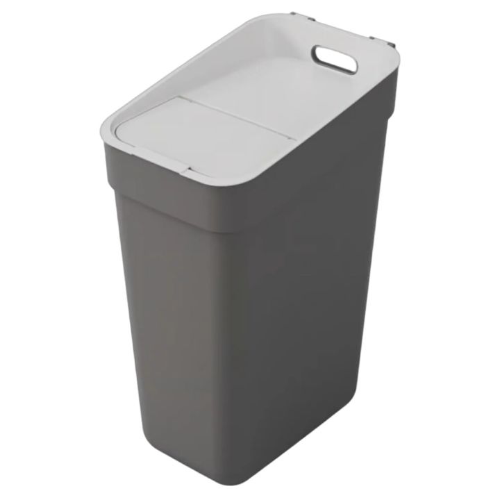 Prügikast sorteerimiseks 30 l, tumehall