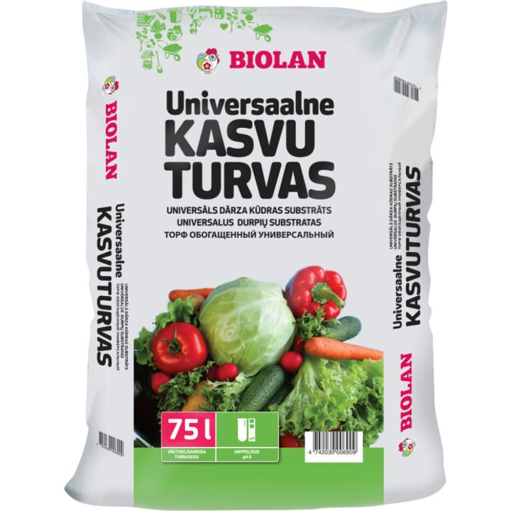 Universaalne Kasvuturvas Biolan 75 l