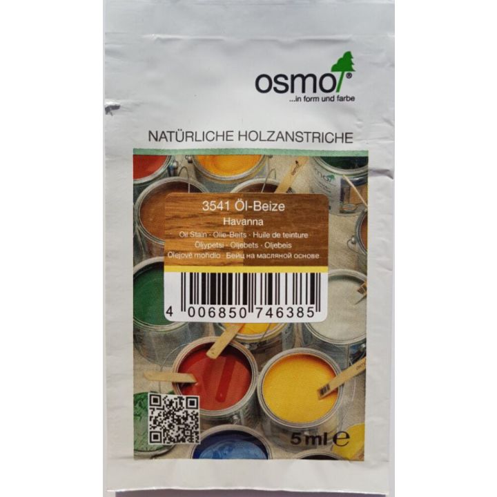 Õlipeits Osmo tester 3541 Havanna 5 ml