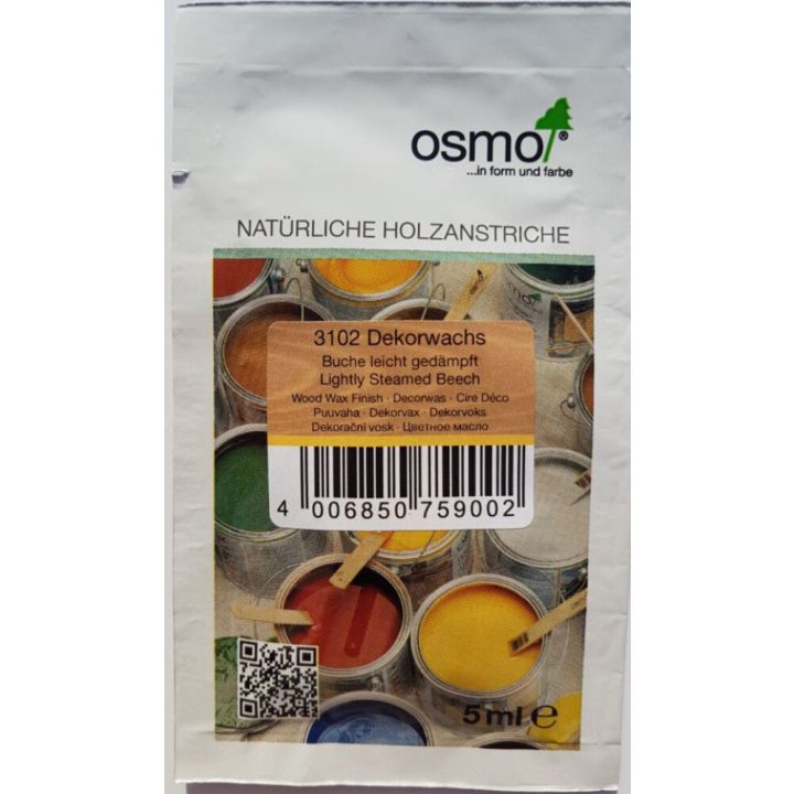 Tooniv õlivaha tester läbipaistev Osmo 3102 termo pöök 5 ml