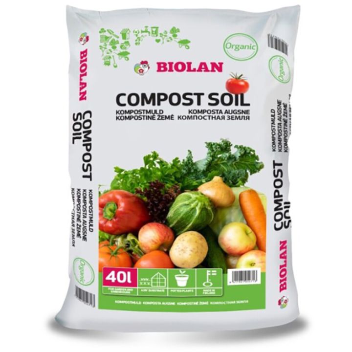 Kompostmuld Biolan Compost soil 40 l
