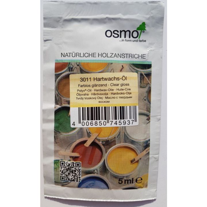 Õlivaha Polyx tester Osmo 3011 Clear gloss 5 ml