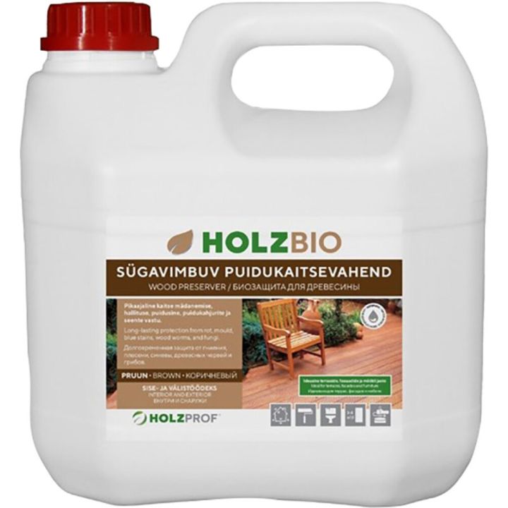 Puidukaitsevahend Holz Bio 3 l pruun