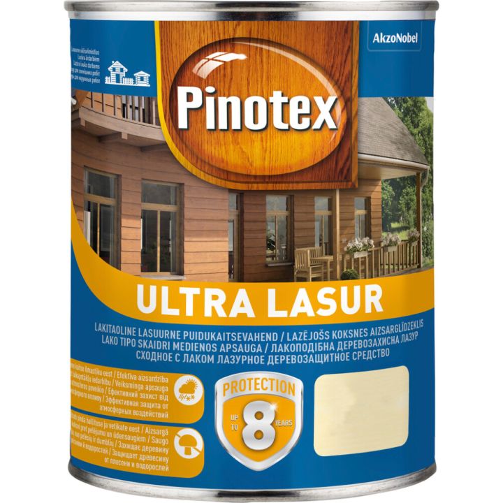 Puidukaitsevahend Pinotex Ultra Lasur 1 l, mahagon