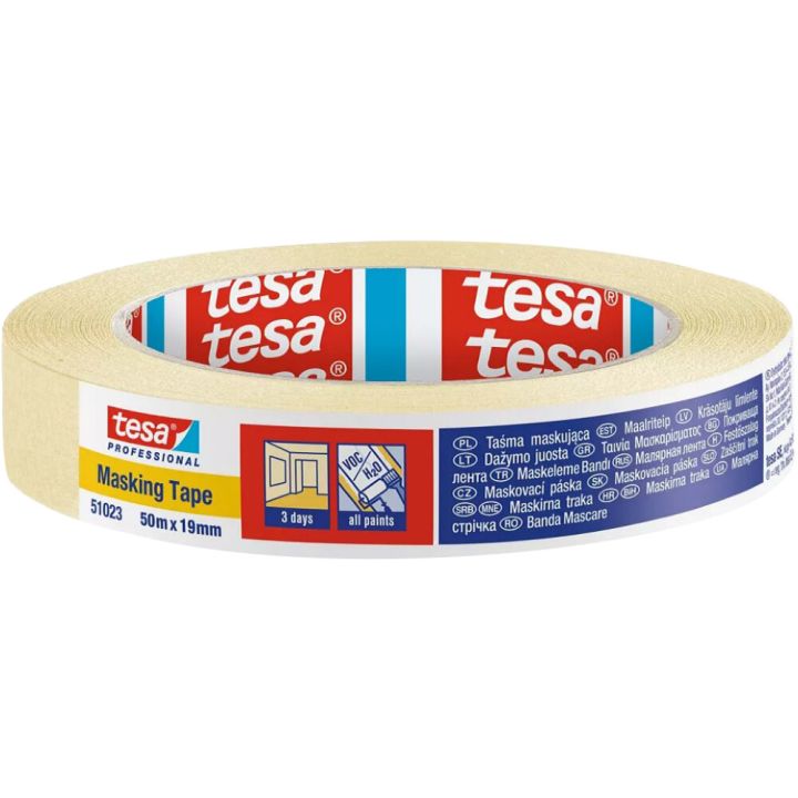 Maalriteip tesa® Professional 50 m x 19 mm
