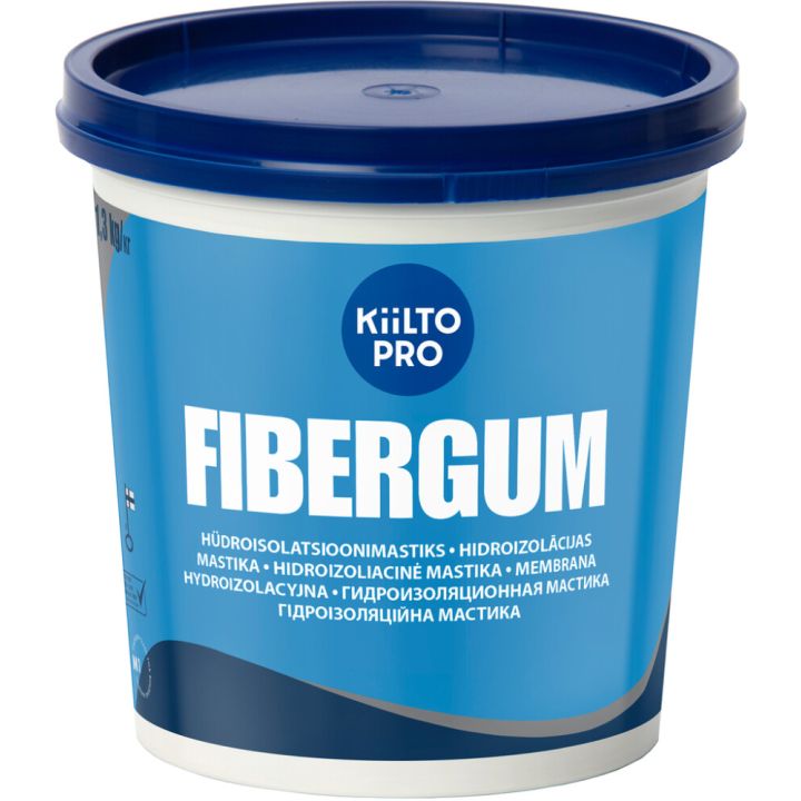 Hüdroisolatsioonimastiks Kiilto Pro Fibergum 1,3 kg