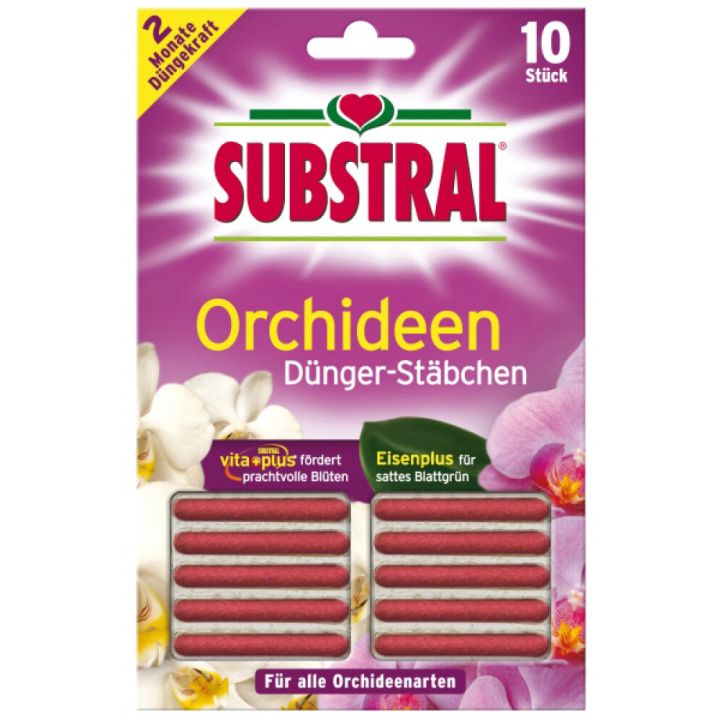Väetisepulgad Substral orhideedele 10 tk/lehel