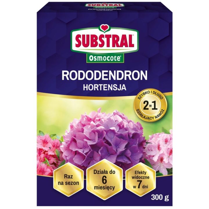 Väetis rodo/hortensia/okaspuu Substral Osmocote 300 g 2 in 1