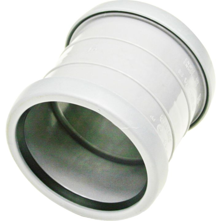 Kaksikmuhv Pipelife PP-HT 50 mm S14 valge