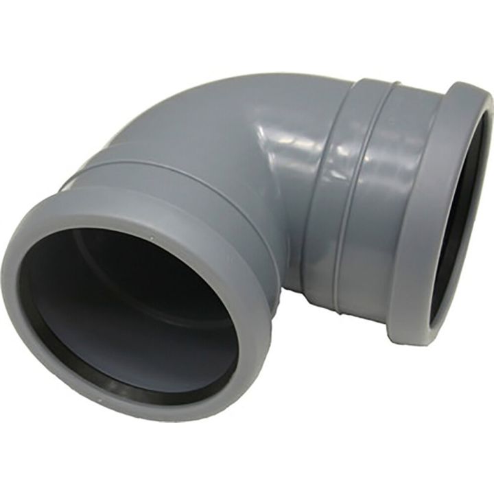 Kaksikmuhv käänik Pipelife PP-HT 110/88° S16 hall, nurgaga