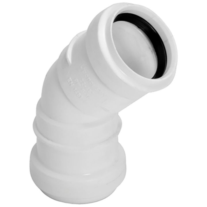 Kanalisatsiooni kaksikmuhvpõlv Pipelife PP-HT S14 50/88° valge